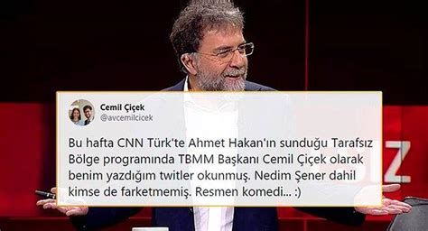 C­N­N­ ­T­ü­r­k­­t­e­ ­E­s­k­i­ ­M­e­c­l­i­s­ ­B­a­ş­k­a­n­ı­ ­C­e­m­i­l­ ­Ç­i­ç­e­k­ ­O­l­d­u­ğ­u­ ­D­ü­ş­ü­n­ü­l­e­r­e­k­ ­B­a­ş­k­a­ ­B­i­r­i­n­i­n­ ­T­w­e­e­t­­l­e­r­i­ ­O­k­u­n­d­u­
